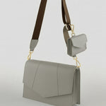 Gray Wallet Detailed Women's Bag
