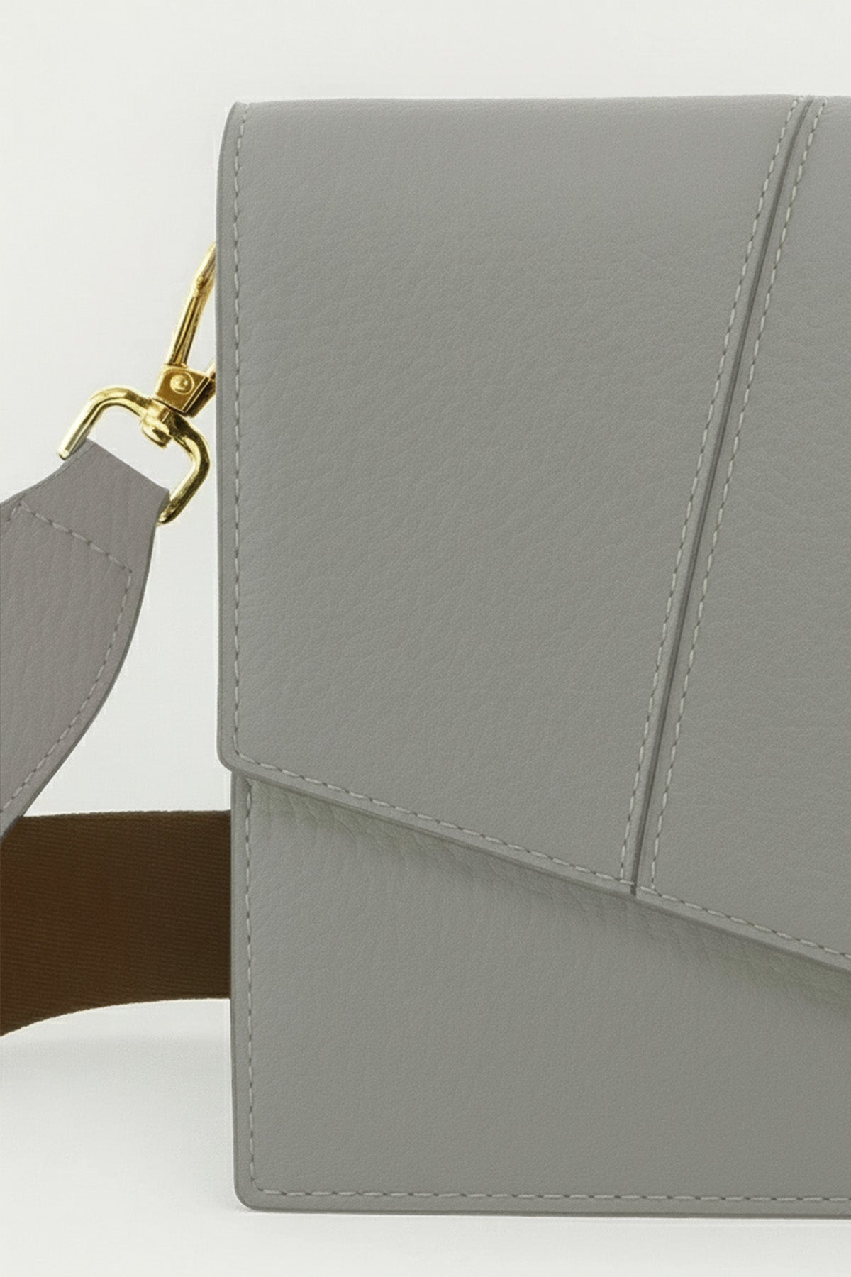 Gray Wallet Detailed Women's Bag