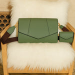 Green Wallet Detailed Women's Bag