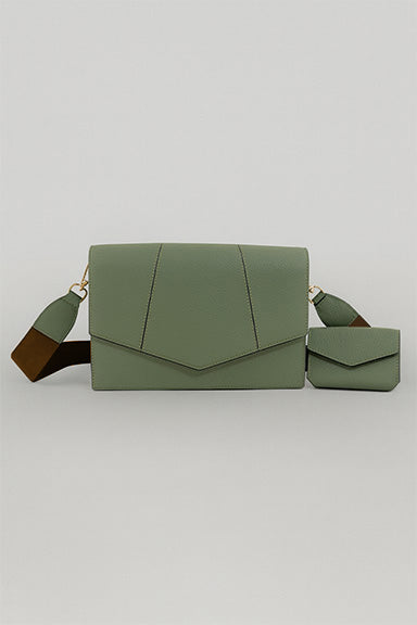 Green Wallet Detailed Women's Bag