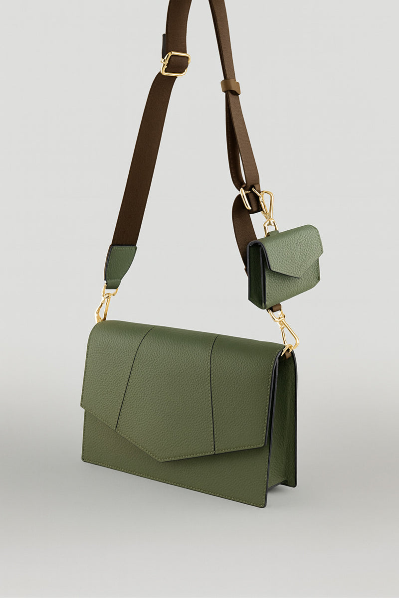 Green Wallet Detailed Women's Bag