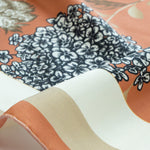 Baby's Breath Amber Floral Garden Silk Scarf