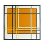 Tile Chain Patterned Silk Scarf