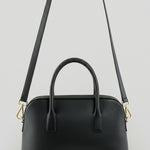 Black Double Handle Hand and Shoulder Bag