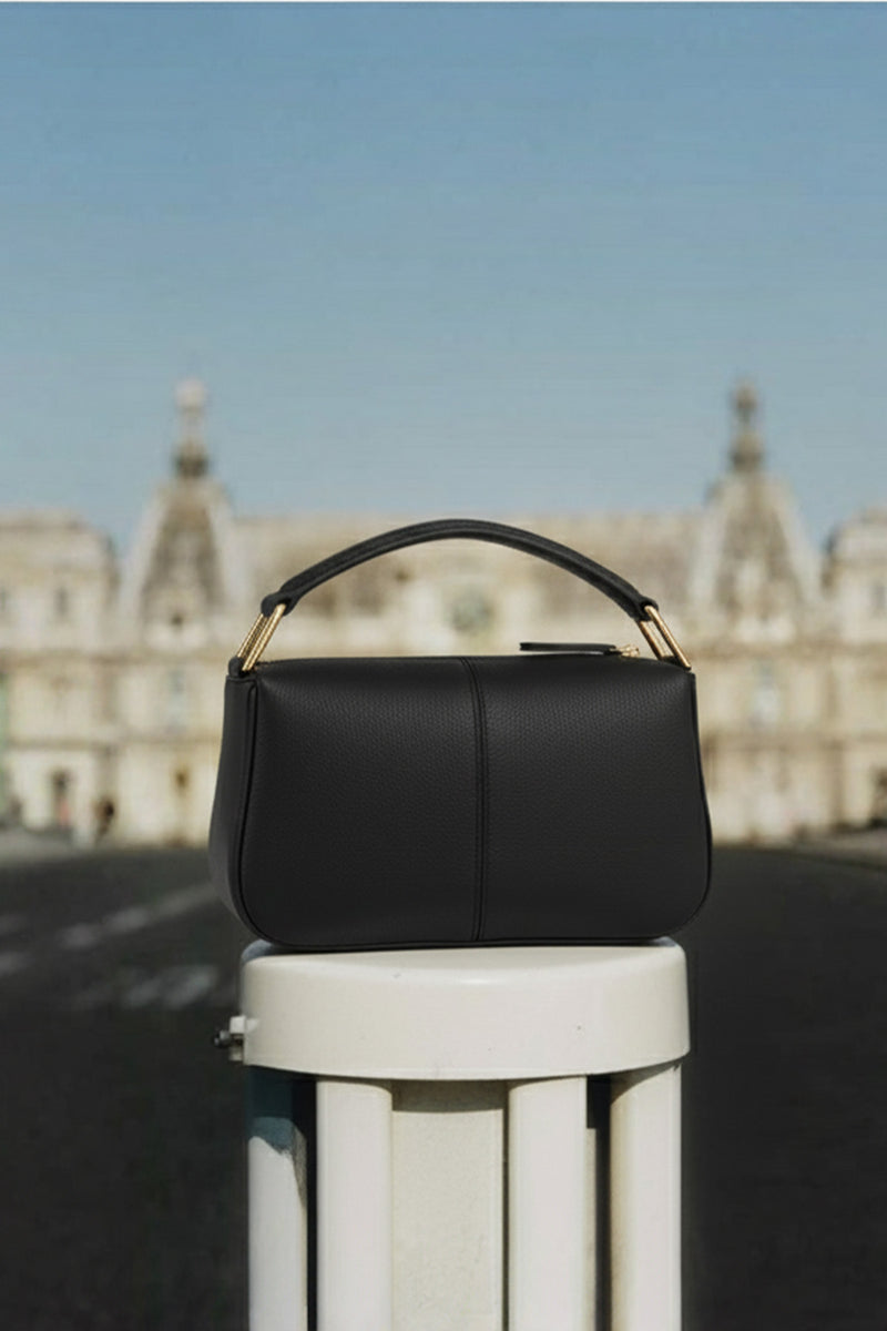 Black Long Shoulder Strap Women's Bag