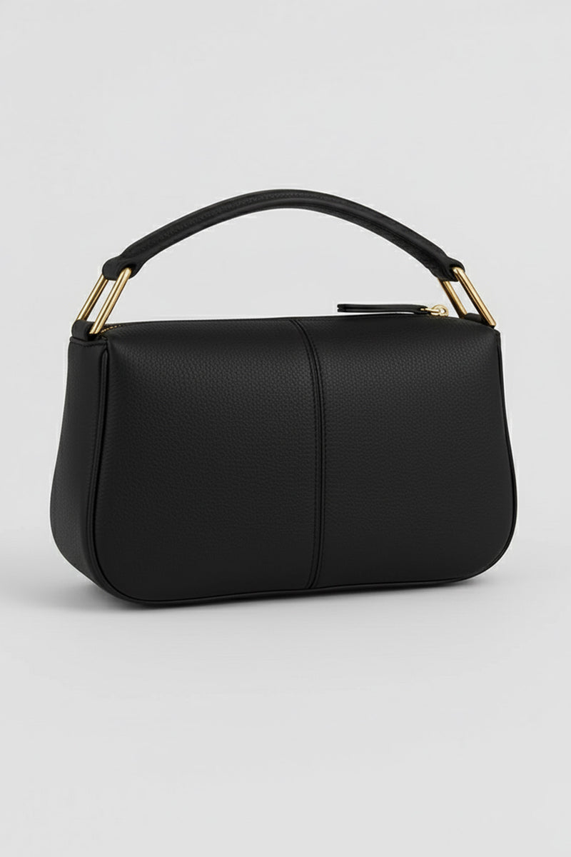 Black Long Shoulder Strap Women's Bag