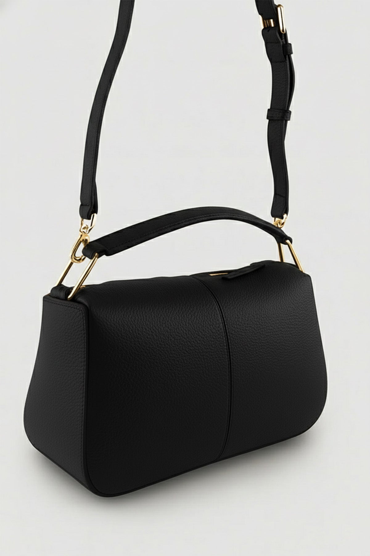 Black Long Shoulder Strap Women's Bag