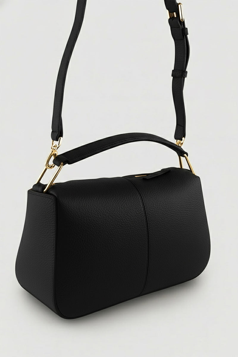 Black Long Shoulder Strap Women's Bag