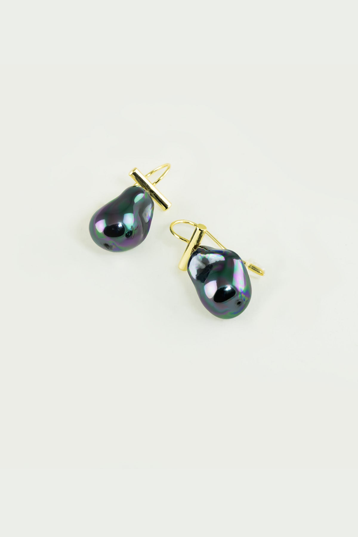 Multicolor Reflective Baroque Earrings