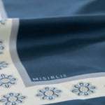 Oil Edge Floral Design Silk Shawl