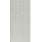 Stone Open Gray Geometric Patterned Silk Shawl