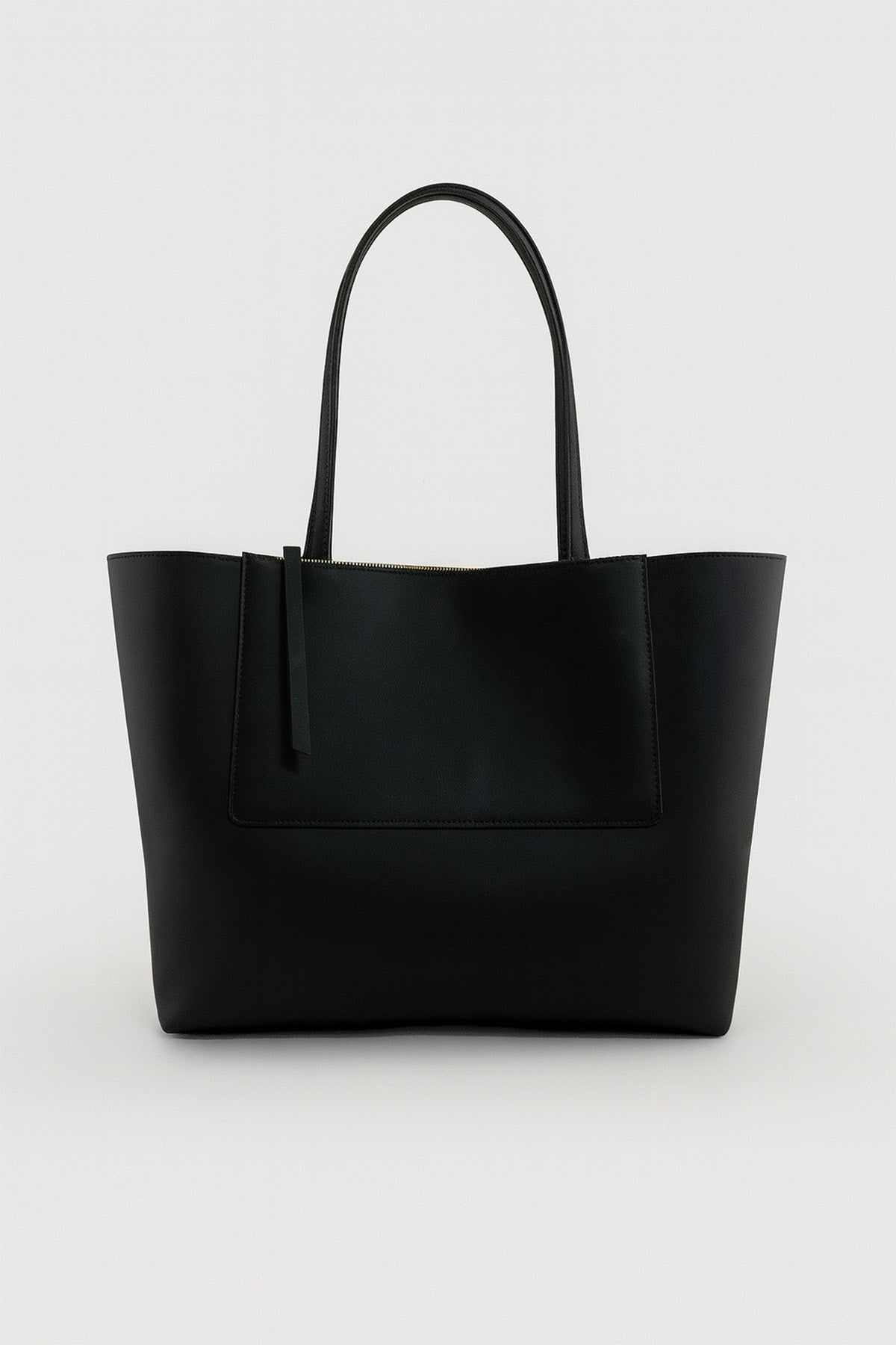 Women's Bag with Black Zipper Detail
