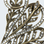 Zircon Stone Embellished Vintage Brooch