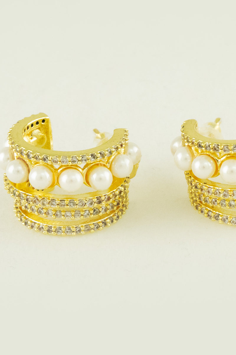 GOLD REGINA EARRING
