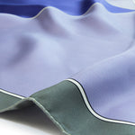 Lilac Purple Color Block Silk Scarf