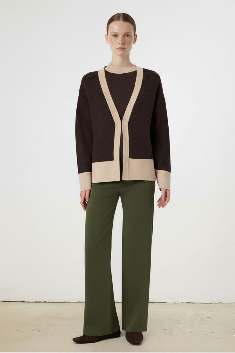 Green Pocket Detailed Zipper Women's Pants