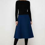 Black Crew Neck Basic Women's Sweater