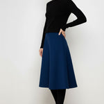 Black Crew Neck Basic Women's Sweater