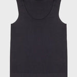 Black Thick Strap Knit Women's Athletic Shirt Triko Mısırlı