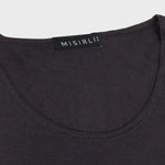 Black Thick Strap Knit Women's Athletic Shirt Triko Mısırlı