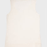Ecru Thick-Strap Knit Women's Tank Top