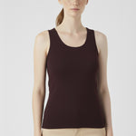 Bitter Coffee Thick-Striped Knit Women's Athletic Shirt