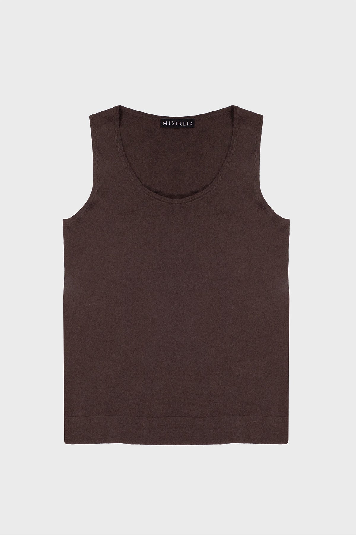 Bitter Coffee Thick-Striped Knit Women's Athletic Shirt