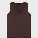 Bitter Coffee Thick-Striped Knit Women's Athletic Shirt