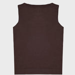 Bitter Coffee Thick-Striped Knit Women's Athletic Shirt