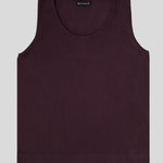 Plum Thick Strap Knit Women's Sports Bra