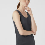 Dark Gray Thick-Striped Women's Sweatshirt