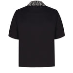 Black Pearl and Stone Embroidered Women's Jacket