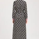 Multicolor Geometric Patterned Shirt Dress