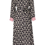 Multicolor Geometric Patterned Shirt Dress