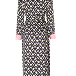 Multicolor Geometric Patterned Shirt Dress