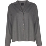 Dark Gray V-Neck Women's Shirt