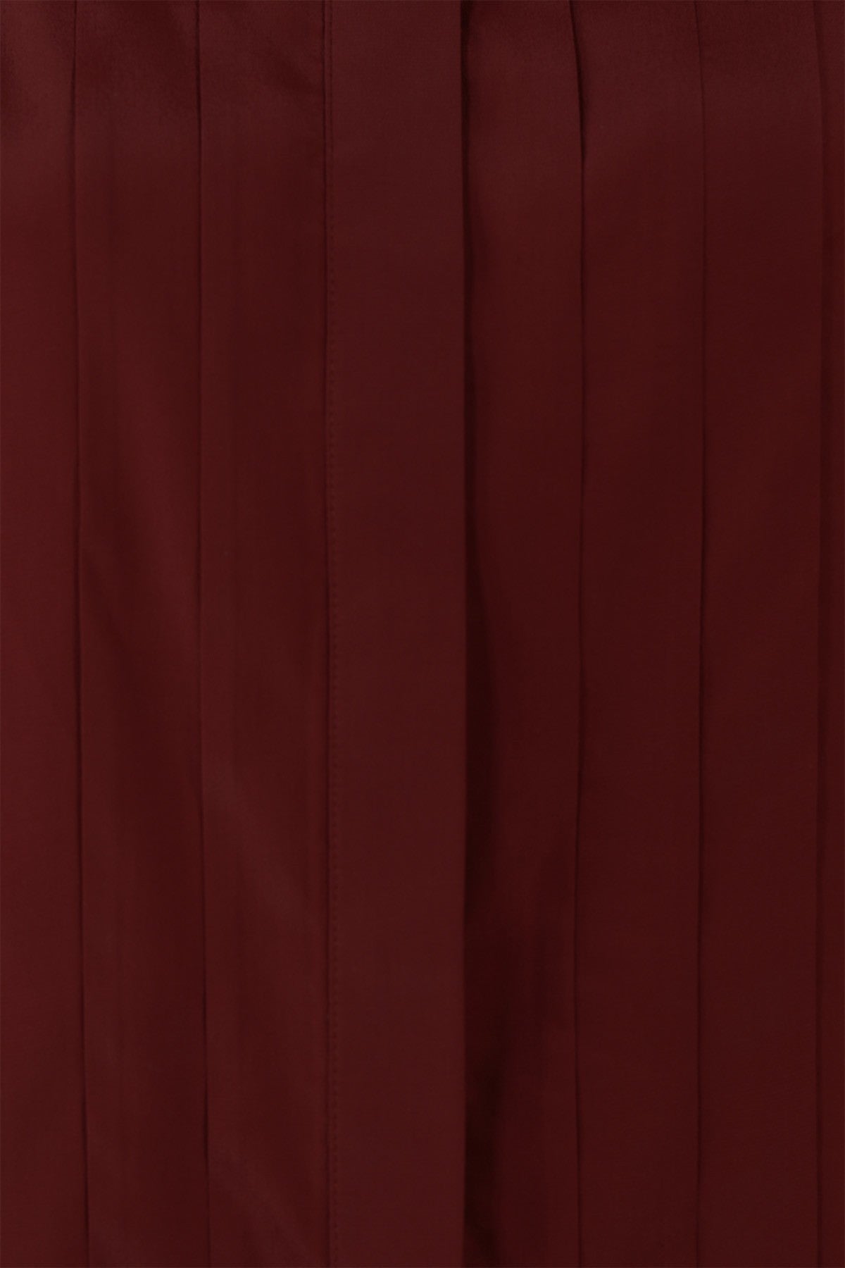 Burgundy Pleated Women's Shirt
