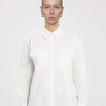 Ecru Pocket Detail Women's Shirt