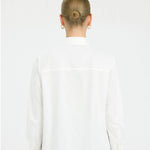 Ecru Pocket Detail Women's Shirt