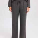 Dark Gray Women's Belted Pants