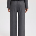 Dark Gray Women's Belted Pants