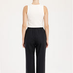 Dark Gray Buttoned Women's Pants
