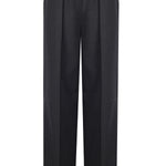 Dark Gray Buttoned Women's Pants