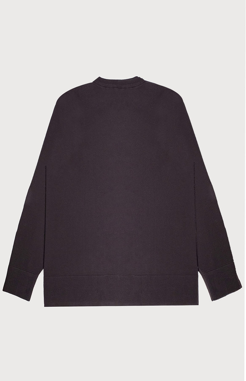 Bitter Brown Women's Cardigan with Buttoned Collar