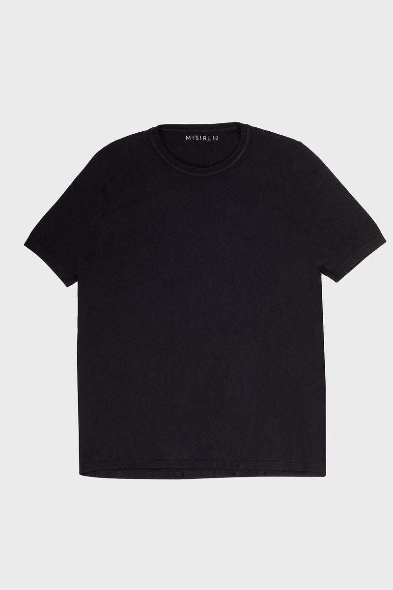 Black Crew Neck Women's T-Shirt