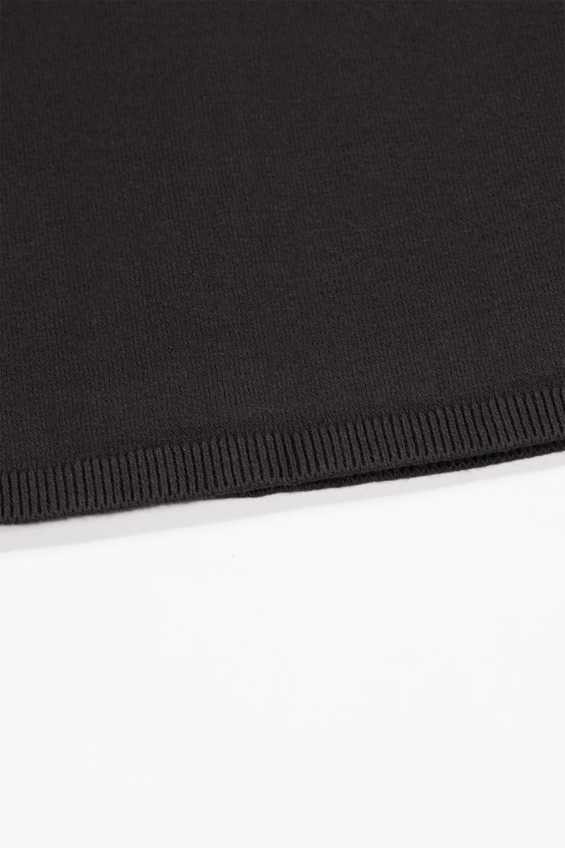 Black Crew Neck Women's T-Shirt