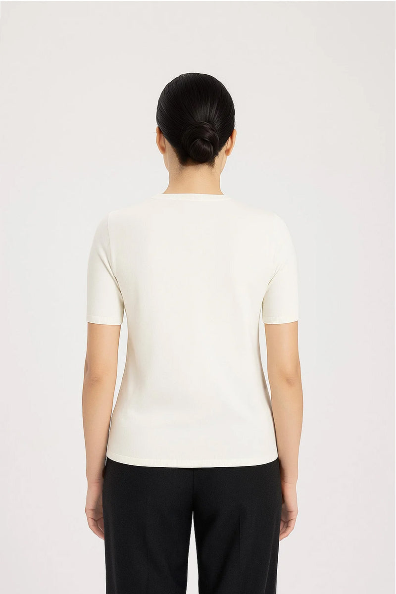 Ecru Cycling Collar Women's T-Shirt