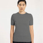 Gray Bike Neck Women's T-Shirt