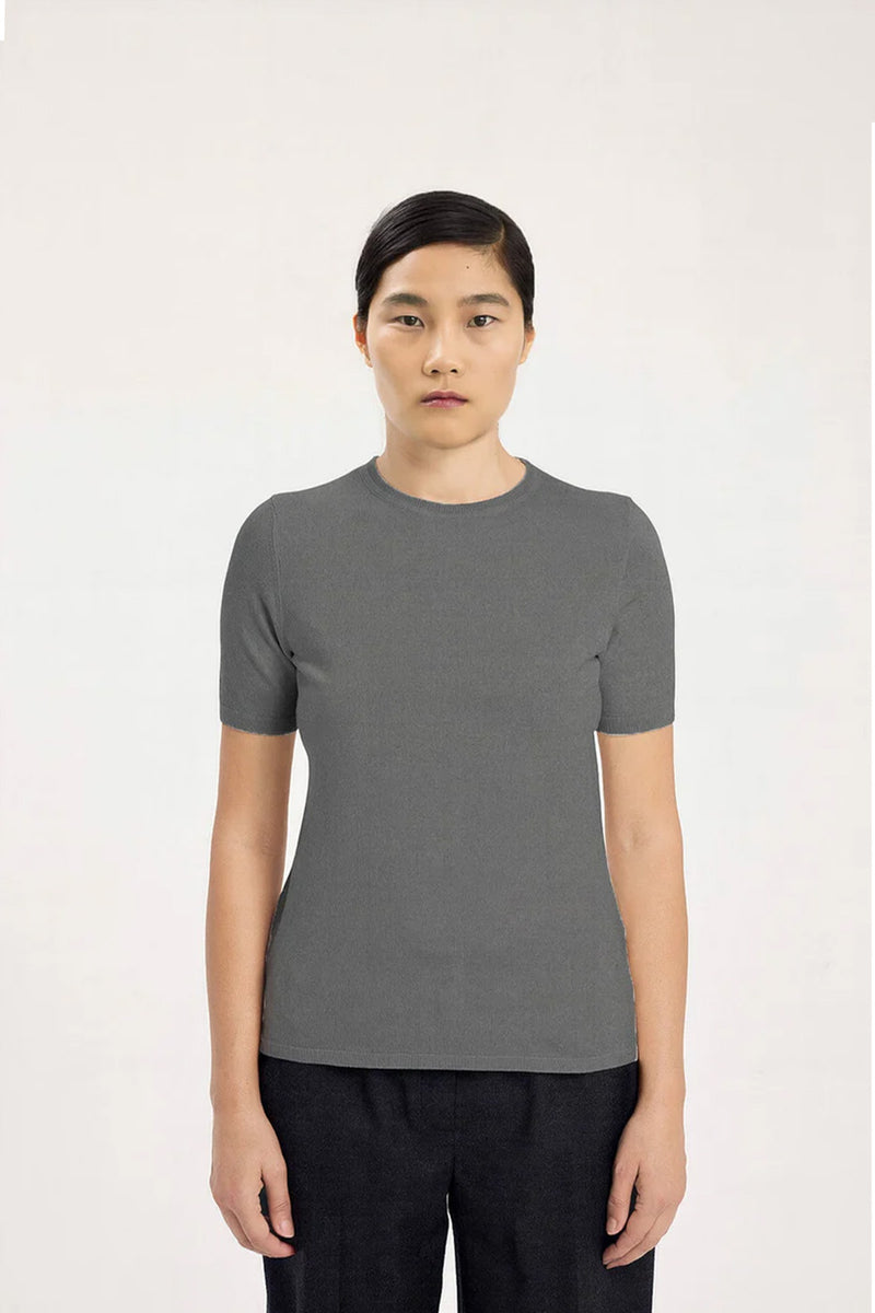 Gray Bike Neck Women's T-Shirt