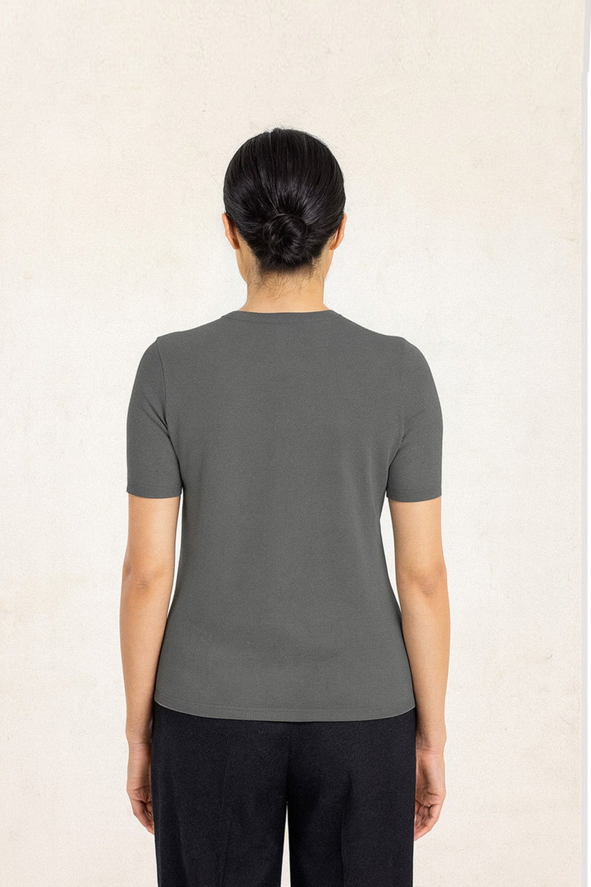 Gray Bike Neck Women's T-Shirt